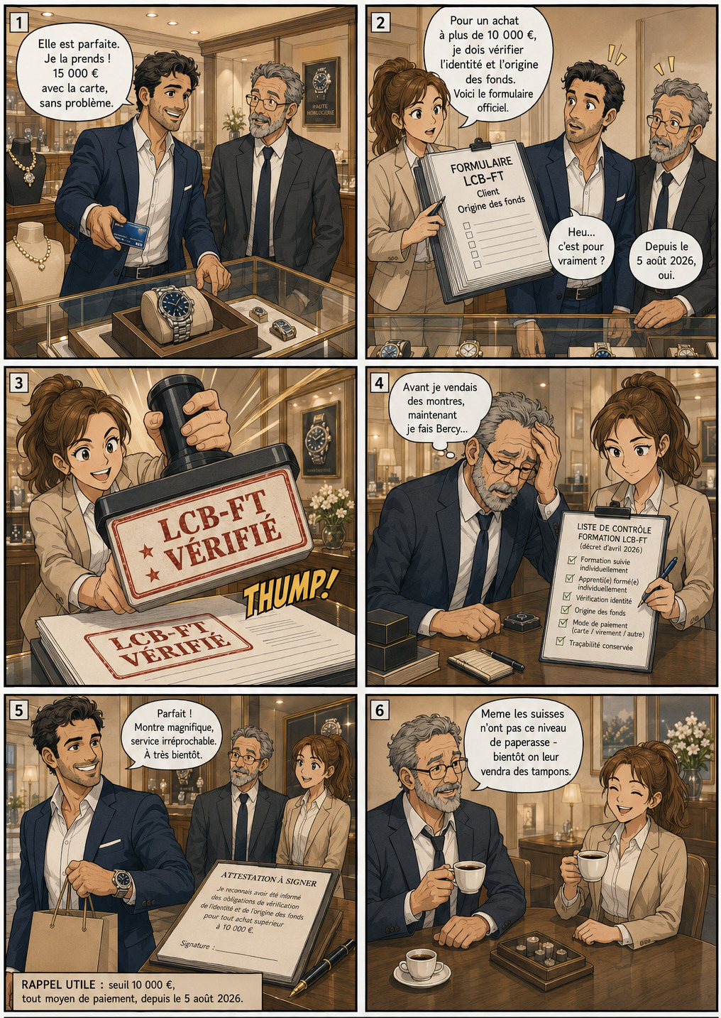 L'horloger, nouvel agent de conformité