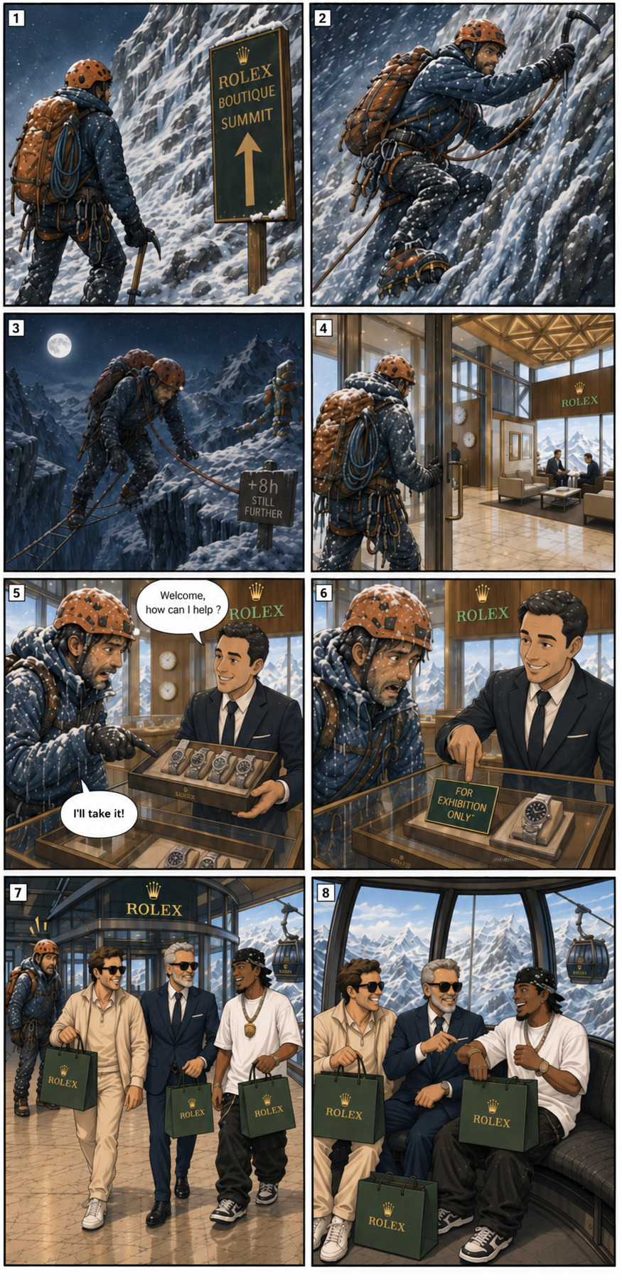 The highest Rolex boutique in the world